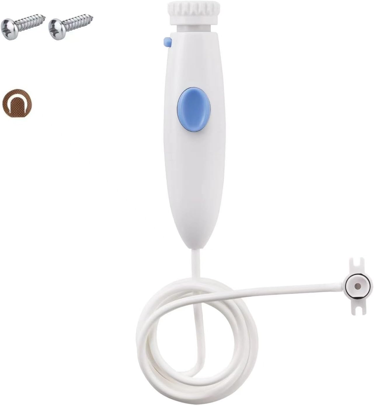 Oralphi Replacement Hose and Handle Parts Compatible with Waterpik Water Flosser WP-100 WP-300 WP-660 WP-900 Series Oral Irrigator, Plastic Handle, Oral Hygiene Accessories (Slide Switch)