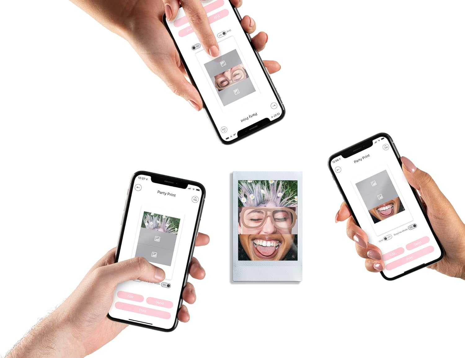 Instax Fujifilm Mini Film, Mixed 60 Pack (4X10 White, 2X10 Novelty Film) image number 6