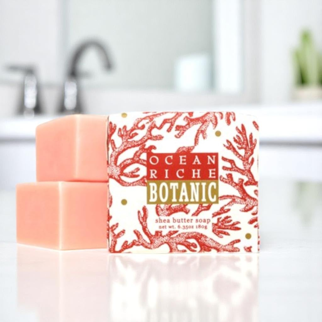 Greenwich Bay Mini Botanical Soap Bars 12 Pack &ndash; 1.9 Oz Each &ndash; Scented Guest Soaps for Airbnb, Spa, Hotel, Salon, or Bath &ndash; Individually Wrapped Elegant Travel Size Bars Ocean Riche