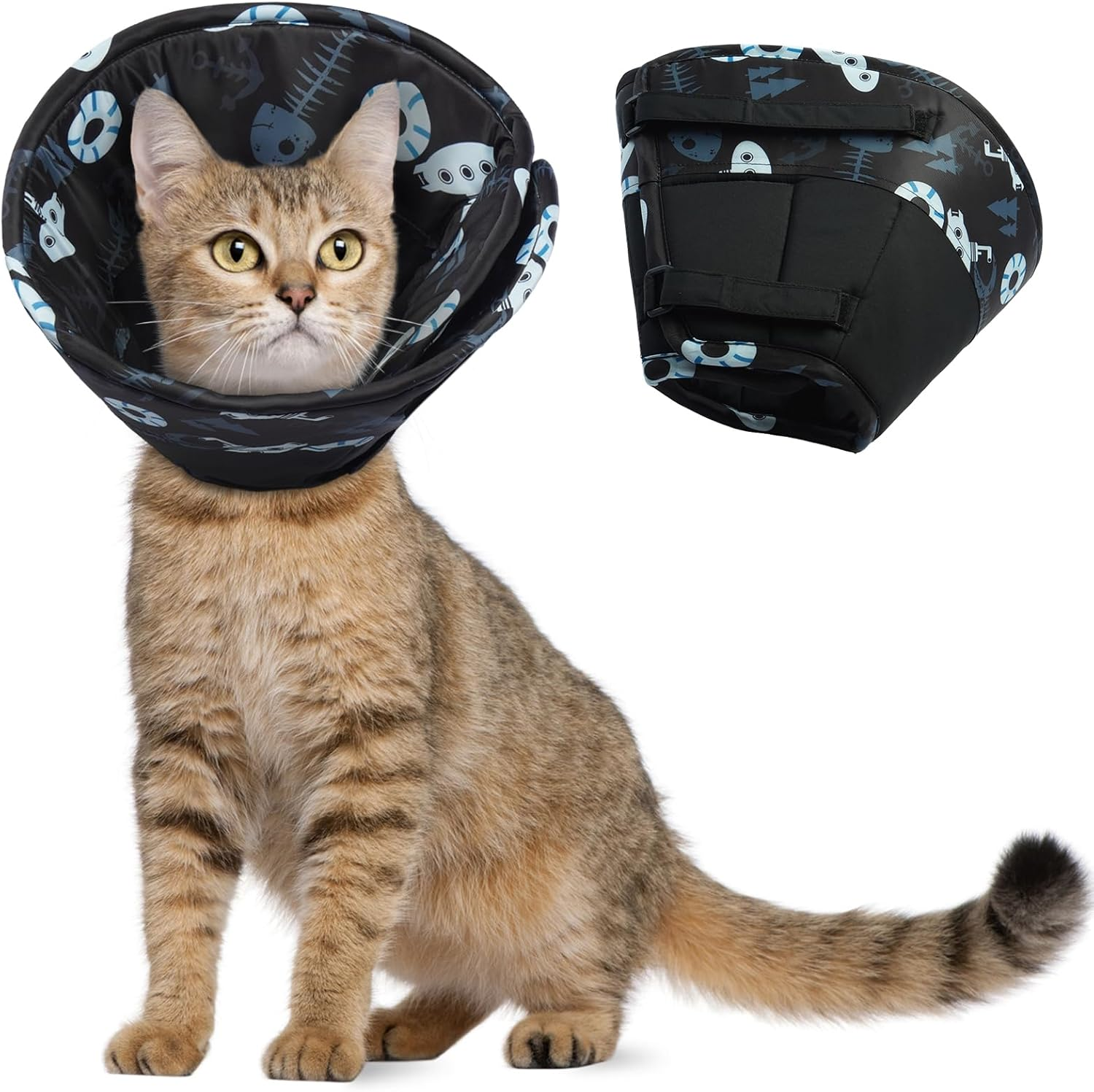 Hjumarayan Dog Collar - Soft Lick Protection Dog Adjustable Dog Collar Lick Protection Waterproof Protective Collar Prevent Injuries or Wounds Licks or Scratches (Red M)