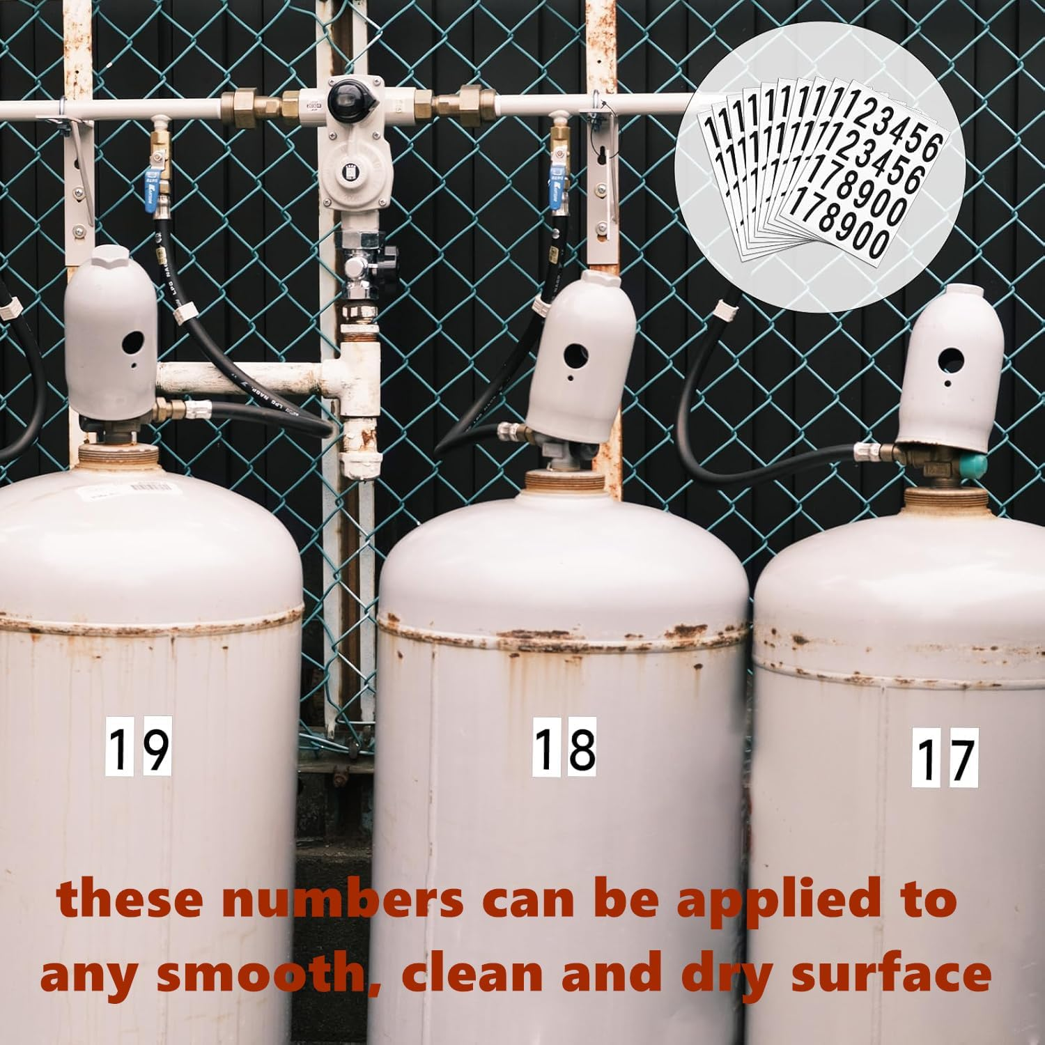 10 Sheets Numbers Stickers Mailbox Numbers, 2 Inch Small Letter for Mailbox, Sign, Window, Door, Car, Truck, Home, Business, Address Number Business Signs Black on White image number 1