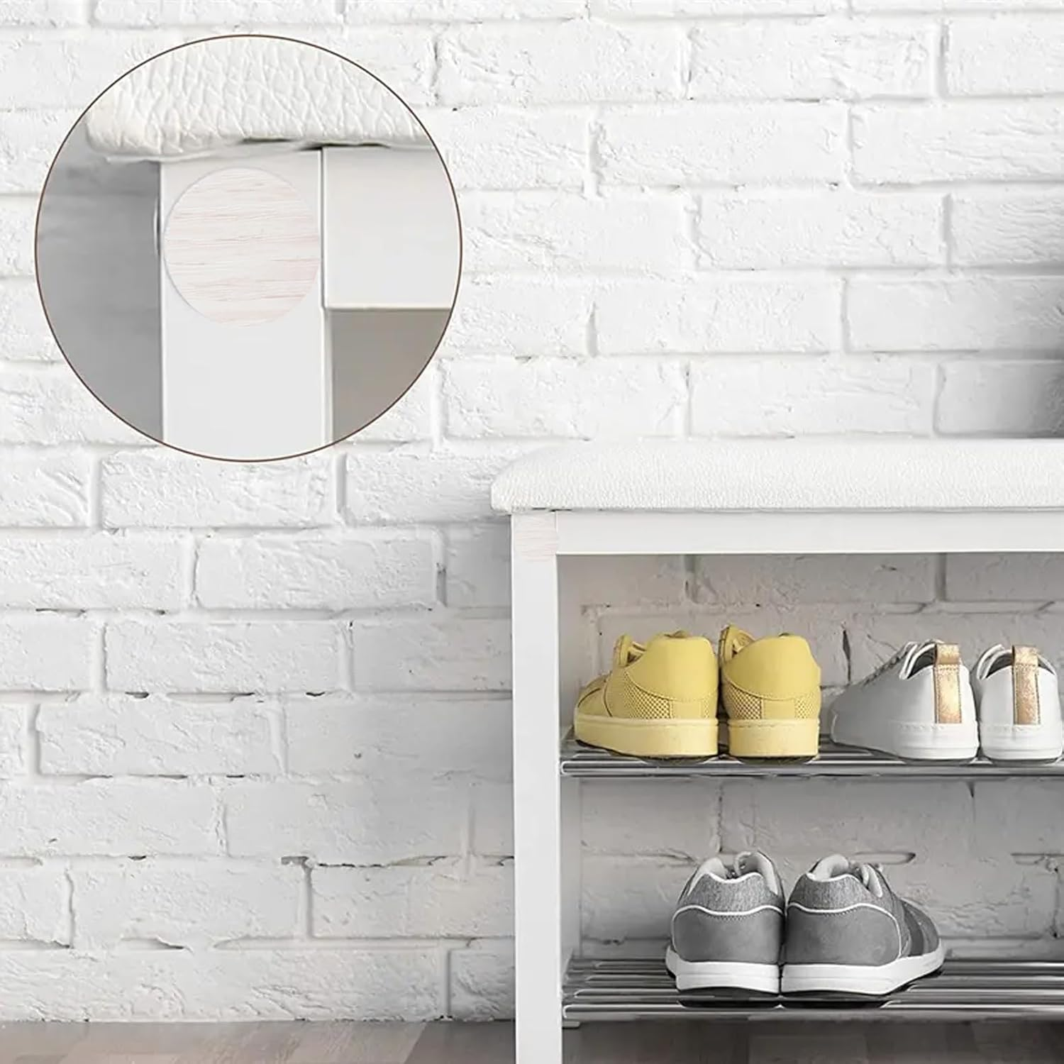 Self-Adhesive Screw Holes Covers, 11 Sheets/ 594 Pcs Furniture Screw Cover Dustproof Cabinet Sealing Sticker for Furniture Wardrobe Kitchen Bookcase Wood Hole Home Decoration image number 2