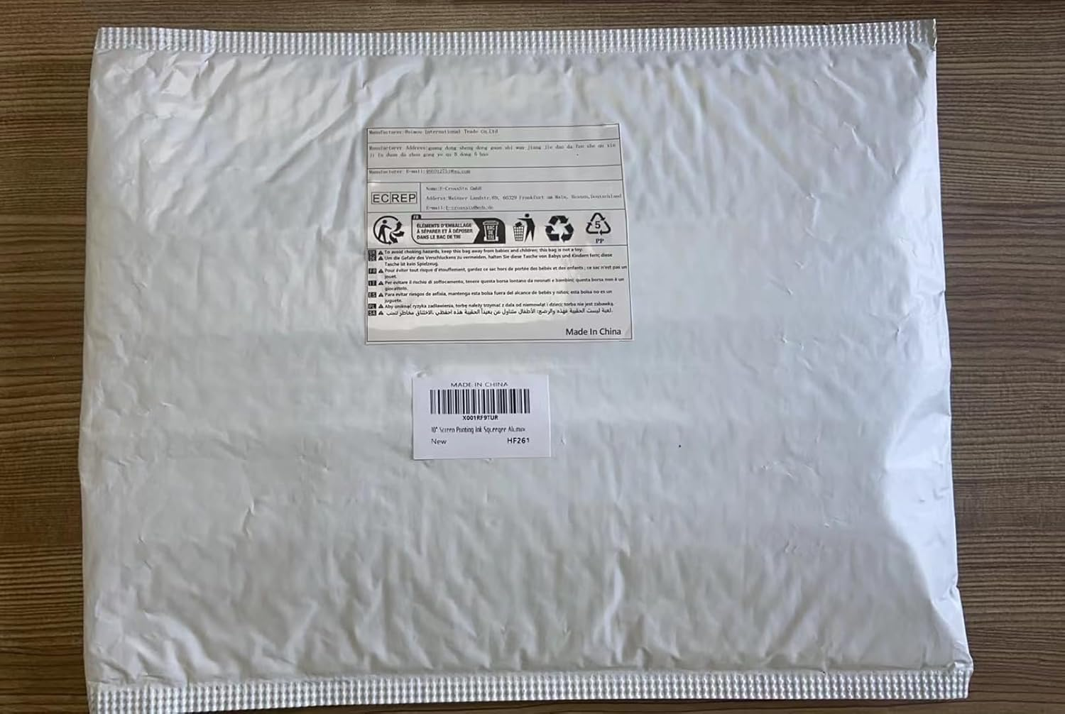 10 Inch Screen Printing Ink Squeegee with Aluminum Handle, 75 Durometer, Flat Squeegee for DIY Hand Printing, Flat Patterns image number 2