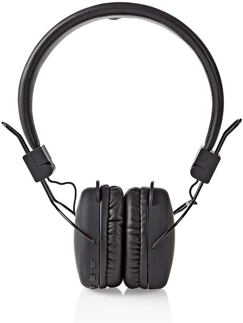 NEDIS Wireless On-Ear Headphones | Maximum Battery Play Time: 15 Hrs | Built-In Microphone | Press Control | Volume Control | Black image number 4