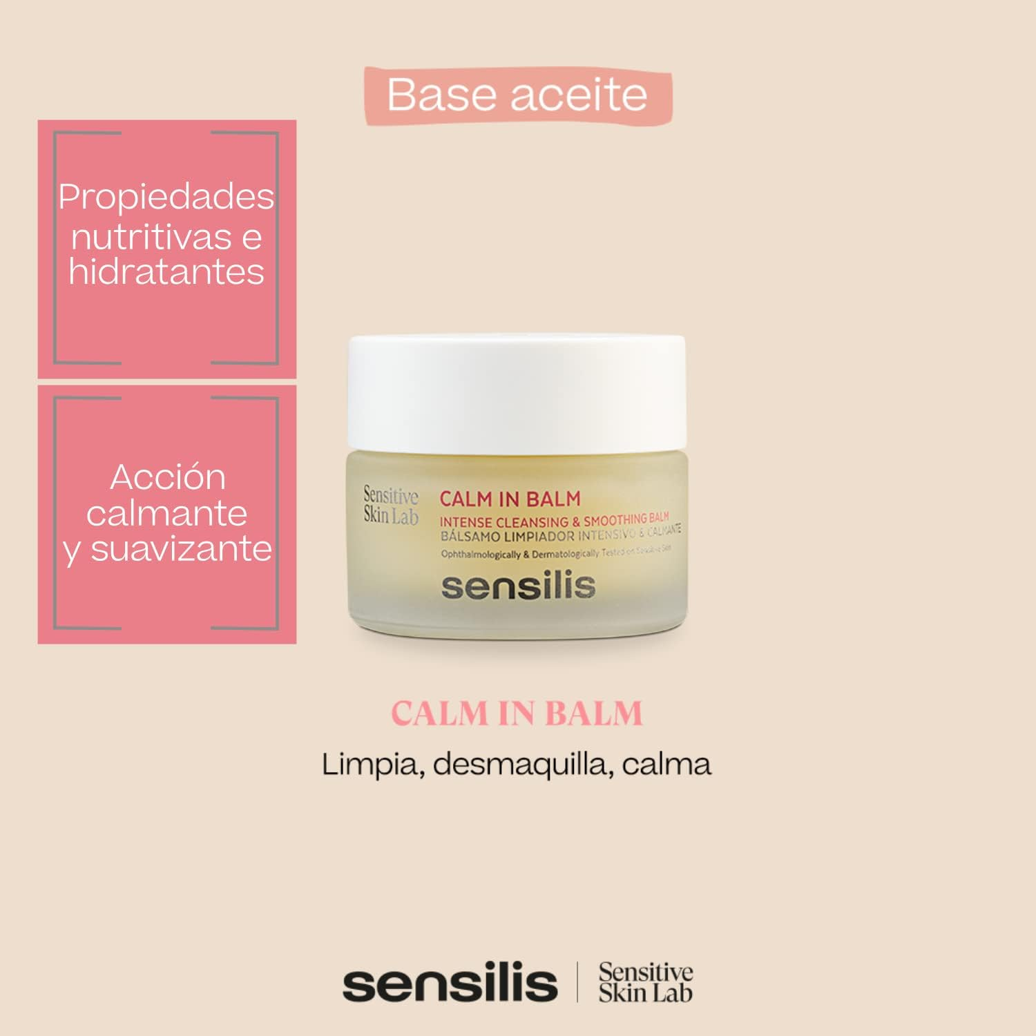 Eye Make up Remover Sensilis Calm in Balm 50 Ml (Dermocosmetics) (Parapharmacy) image number 5