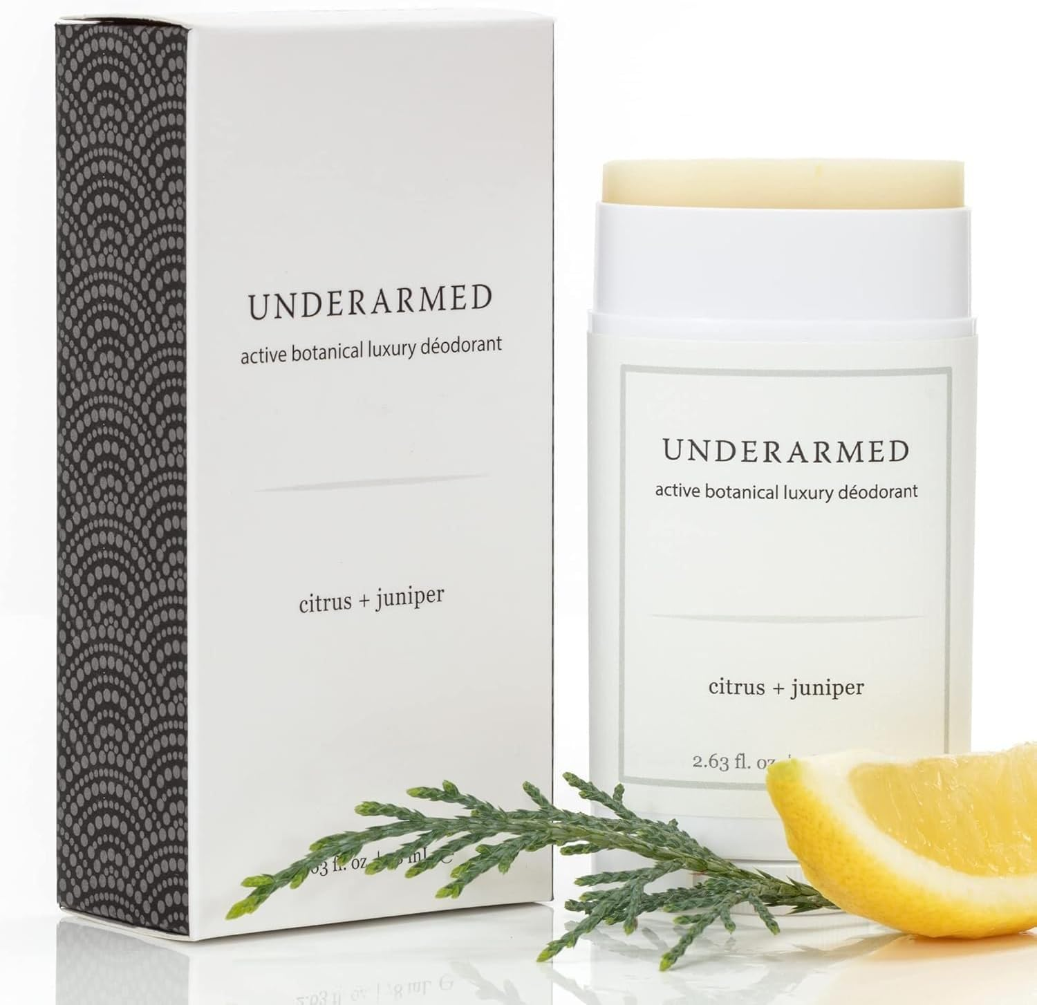 Natural Deodorant Aluminium-Free (That Works) Citrus/Juniper - Stay Fresh All Day - Underarmed for Women & Men - Organic, Healthy, Safe, Non Toxic - Phthalate, Paraben, Gluten & Cruelty Free image number 1