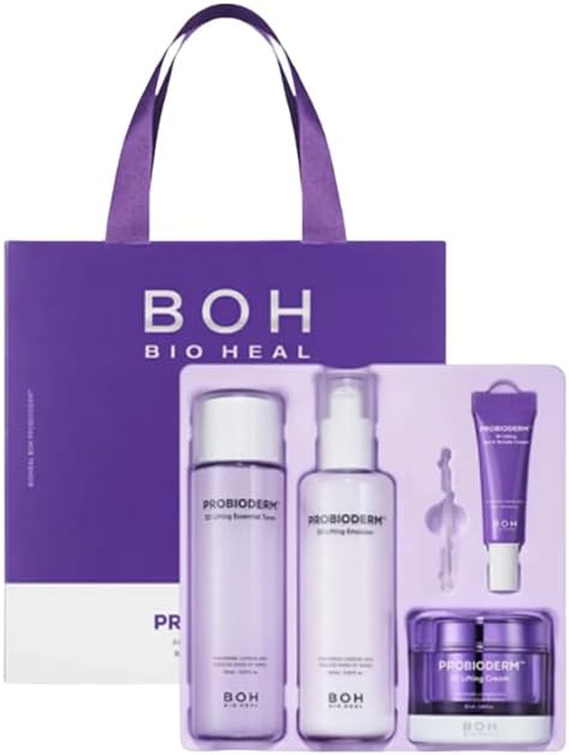 Probioderm 3D Lifting Skincare Set, with Toner 150Ml, Emulsion 150Ml, Cream 50Ml, Eye & Wrinkle Cream 10Ml, Korean Beauty Promotion Set for BIOHEAL BOH image number 1