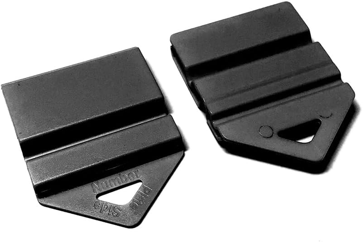 Clip It on Clips Easy to Attached & Removed from Licence Plate 2 Clip Only (White)