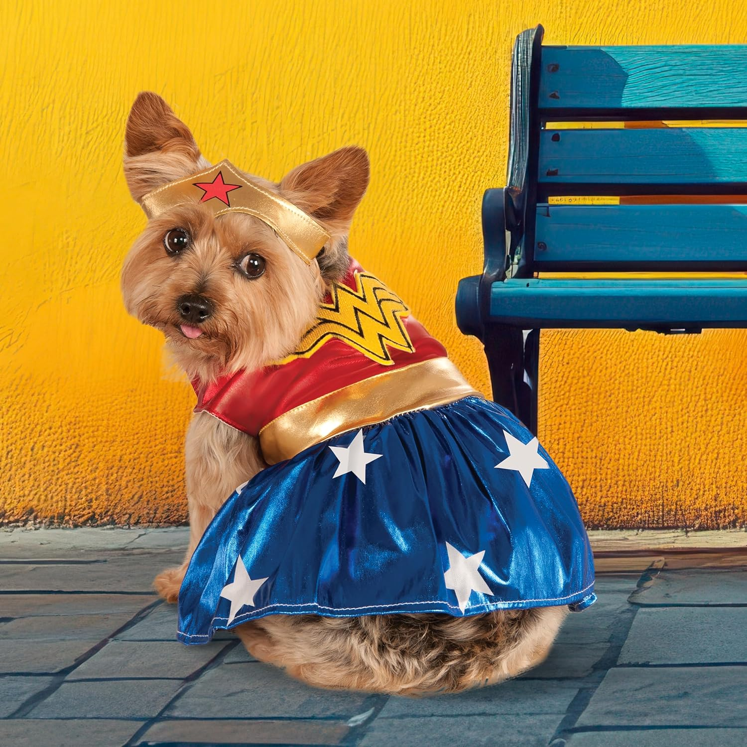 Wonder Woman Pet Costume - DC Comics - Medium image number 4