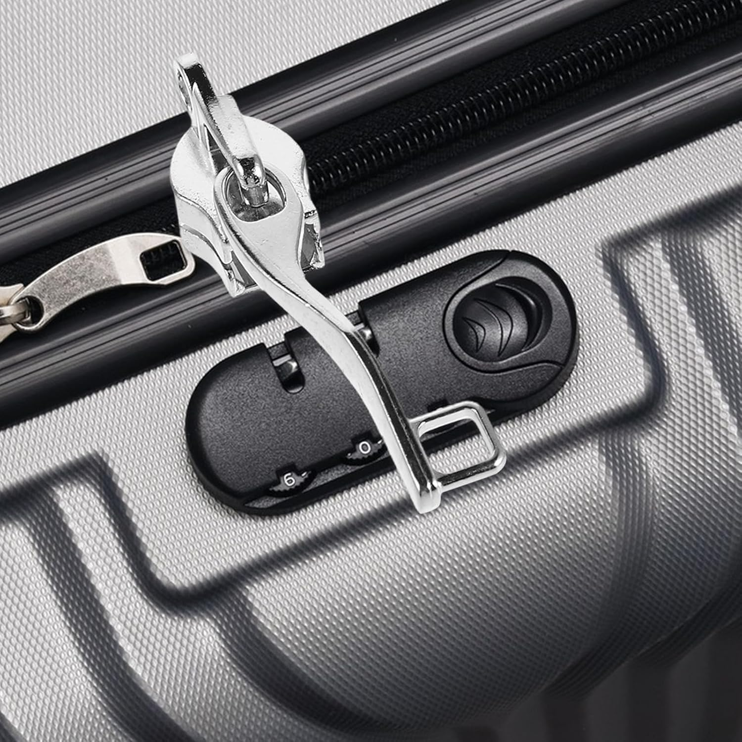 Holibanna 5 Pairs Alloy Zipper Puller Replacement Kit with Nylon Double- Hole, Vintage Silver, Luggage Zipper Repair for Travel Bags and Outdoor Gear image number 6