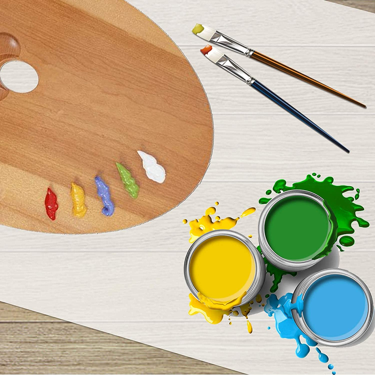 Pinrui Large Silicone Mat 60 X 40Cm of 1, Non-Slip Kitchen Bench Top Protector for Air Fryer, Microwave, Table, Easy to Clean (Clear) - 2, Black image number 2