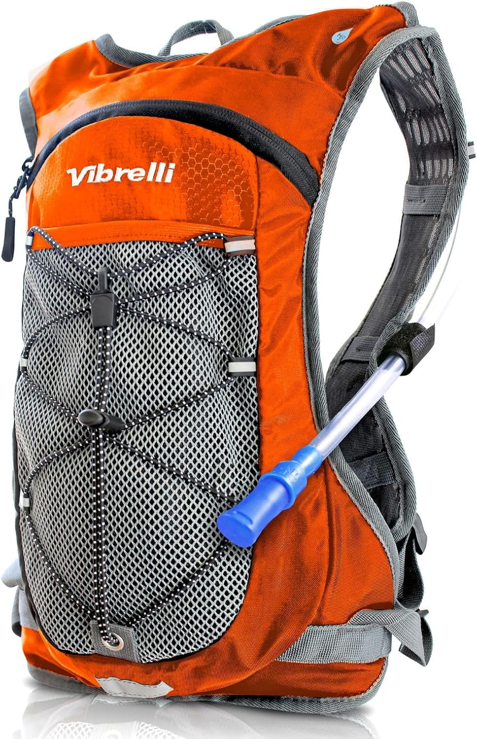 Vibrelli Hydration Pack & 2L Hydration Bladder - High Flow Bite Valve Hydration Backpack image number 3