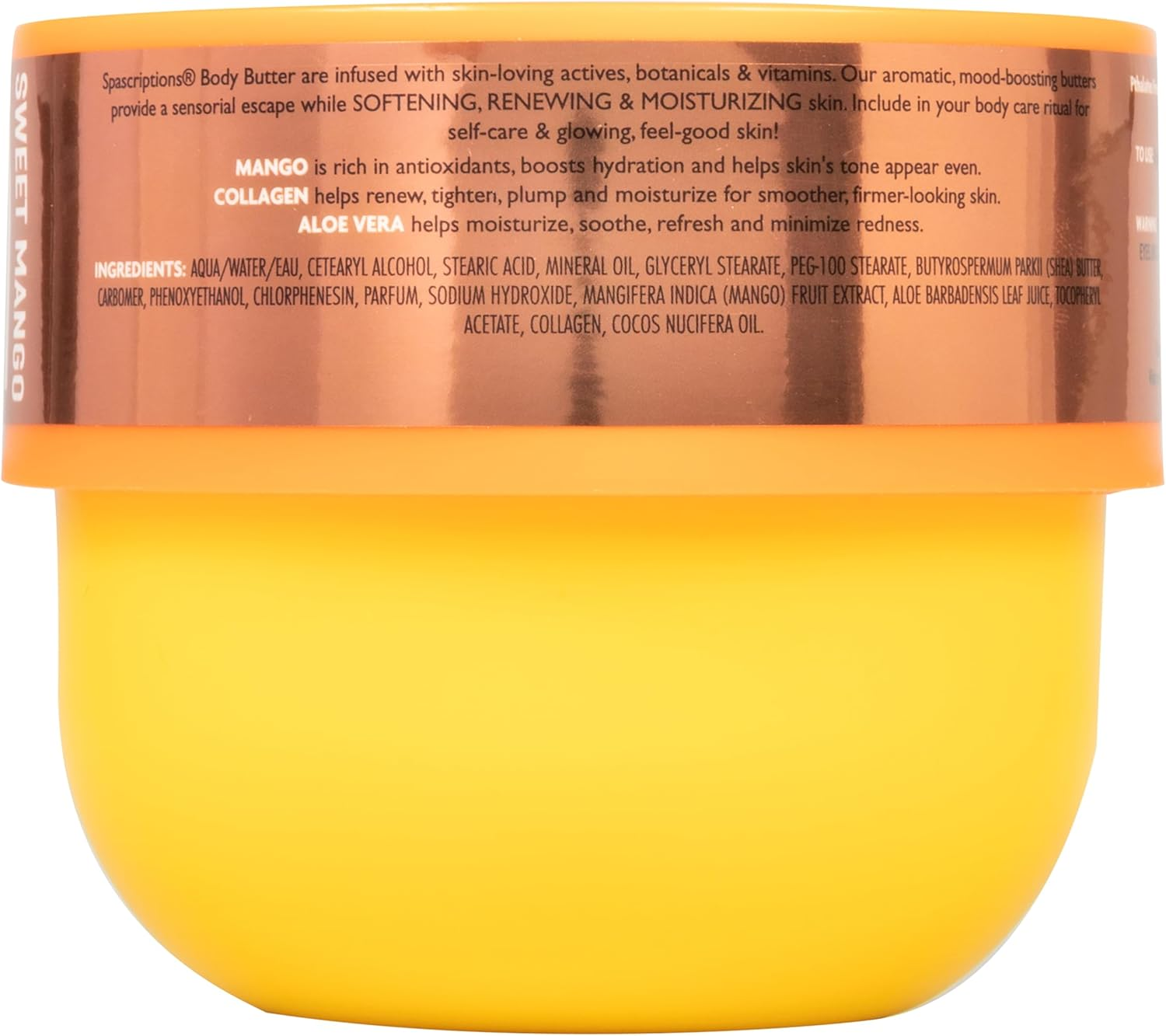 Spascriptions Brightening Sweet Mango Body Butter 295 Ml