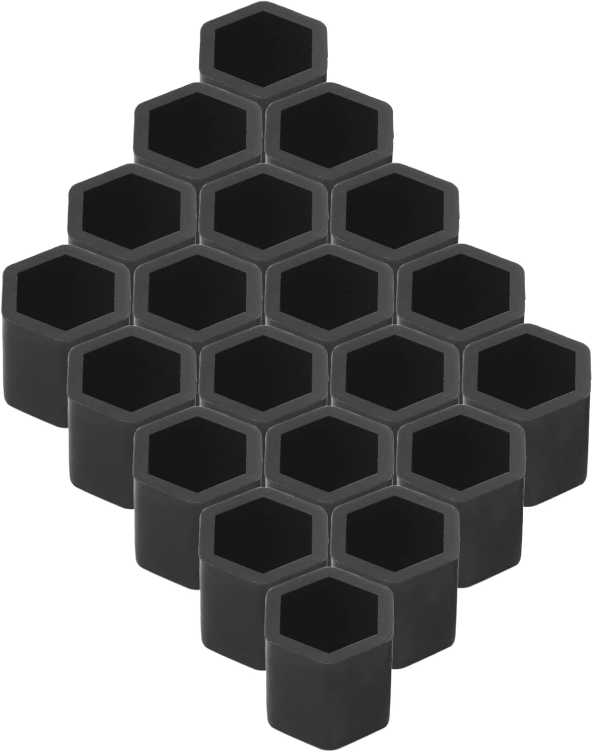 Uxcell 20Pcs 15Mm Rubber Car Wheel Tire Tyre Nut Screw Lug Dust Cover Caps Hub Protector Black Universal Replacement image number 7