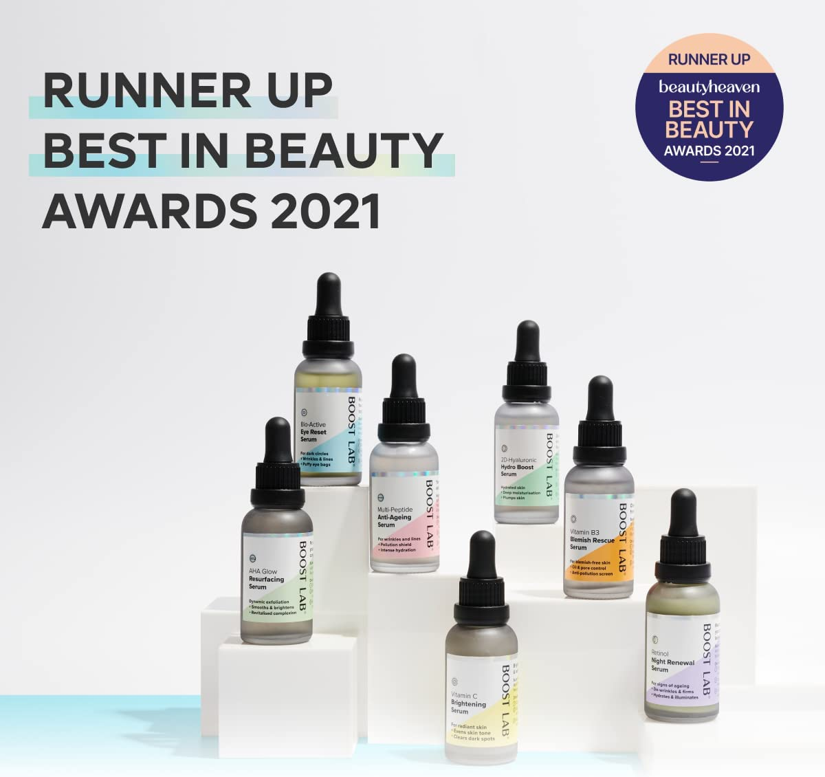 BOOST LAB Vitamin B3 Skin Refining Serum &ndash; Helps Even Skin Tone, Control Oil & Refine Pores &ndash; Paraben Free, Sulphate Free, Fragrance Free - 30 Ml image number 1