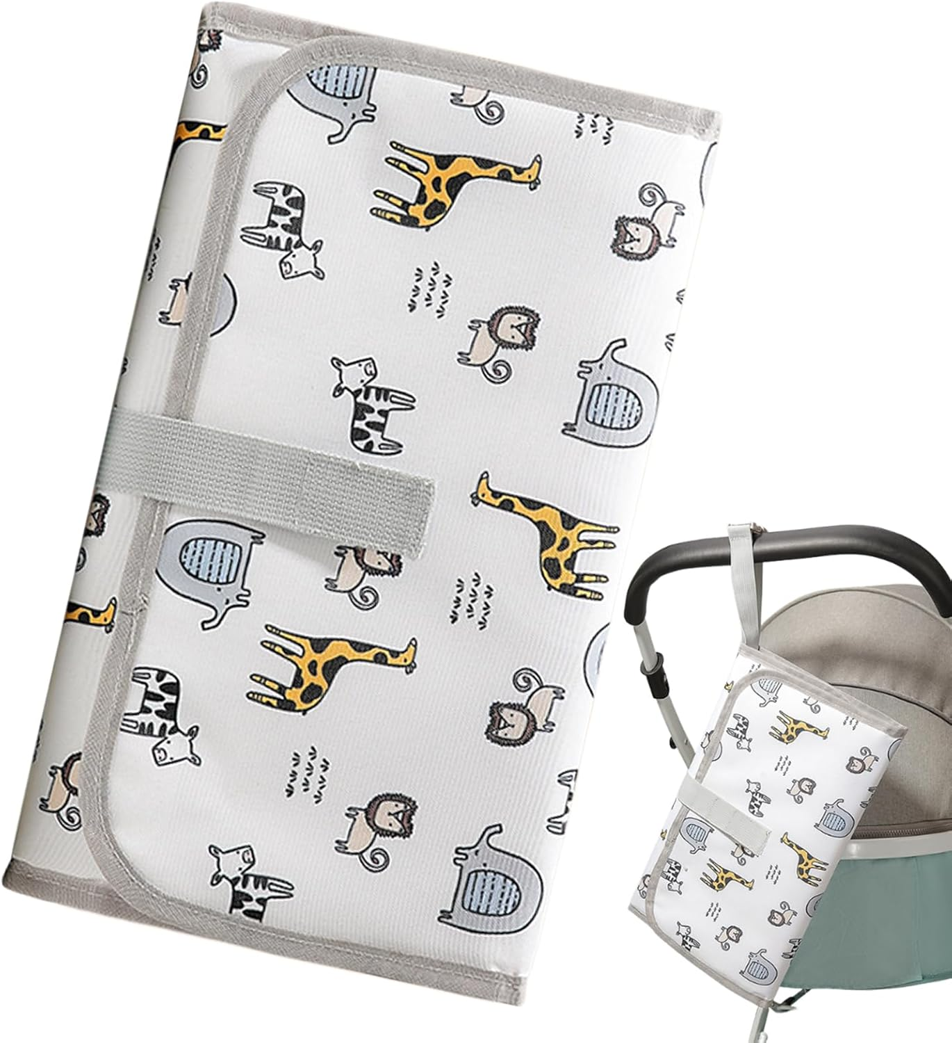 Baby Diaper Changing Pad | Diaper Mat Changing Pad for Babies | Quick-Drying Travel Supplies for Mom Parents Postpartum Girl Boy Airplane Daycare Camping Nursery Hospital