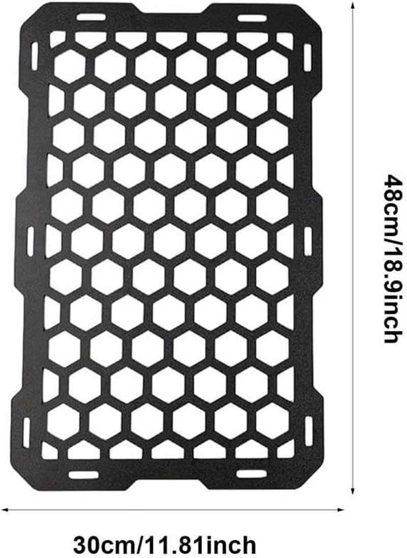Molle Panel for Vehicles, Back Seat Organizer, Seat Back Organizer, Sturdy Car Storage Rack, Modular Storage image number 5