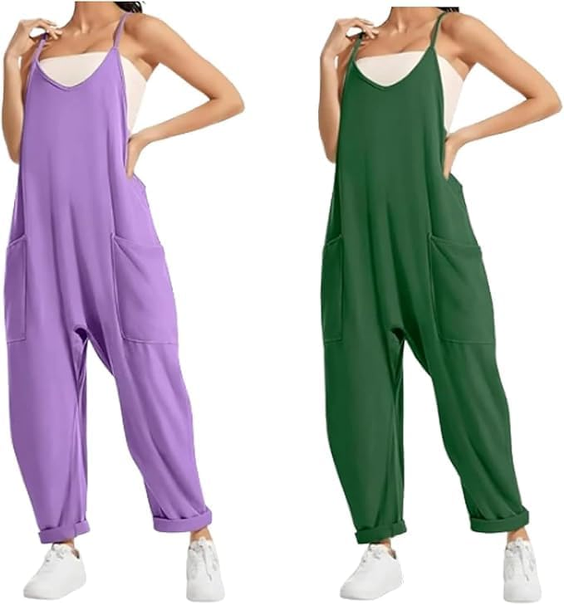 Lahloya Maternity Jumpsuit, 2026 Lahloya Oversized Jumpsuit, Casual Women'S plus Size Romper Adjustable Strap Soft image number 5