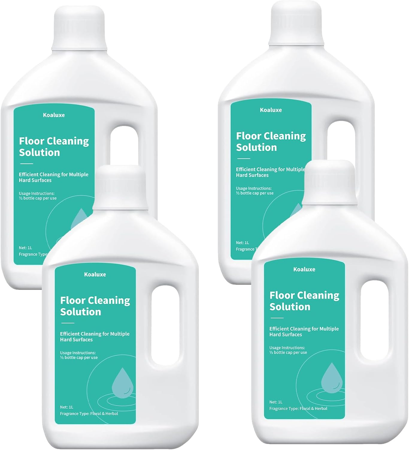 Floor Cleaning Solution,4-Pack,1000Ml/33.8 Fl Oz,Compatible with Dreame X40 Ultra/X50 Ultra/L40 Ultra/L10Spro Ultra Heat/X30 Ultra Robot Vacuum Floor Cleaner Liquid Refill image number 6