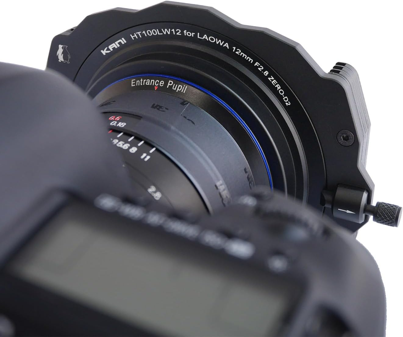 KANI 804631 HT100 III Adapter Ring for Laowa 0.5 Inch (12 Mm) F2.8 Zero-D Ultra Wide Angle Compatible, Filter Holder Sold Separately, Square Filter Accessories, Aluminum image number 3