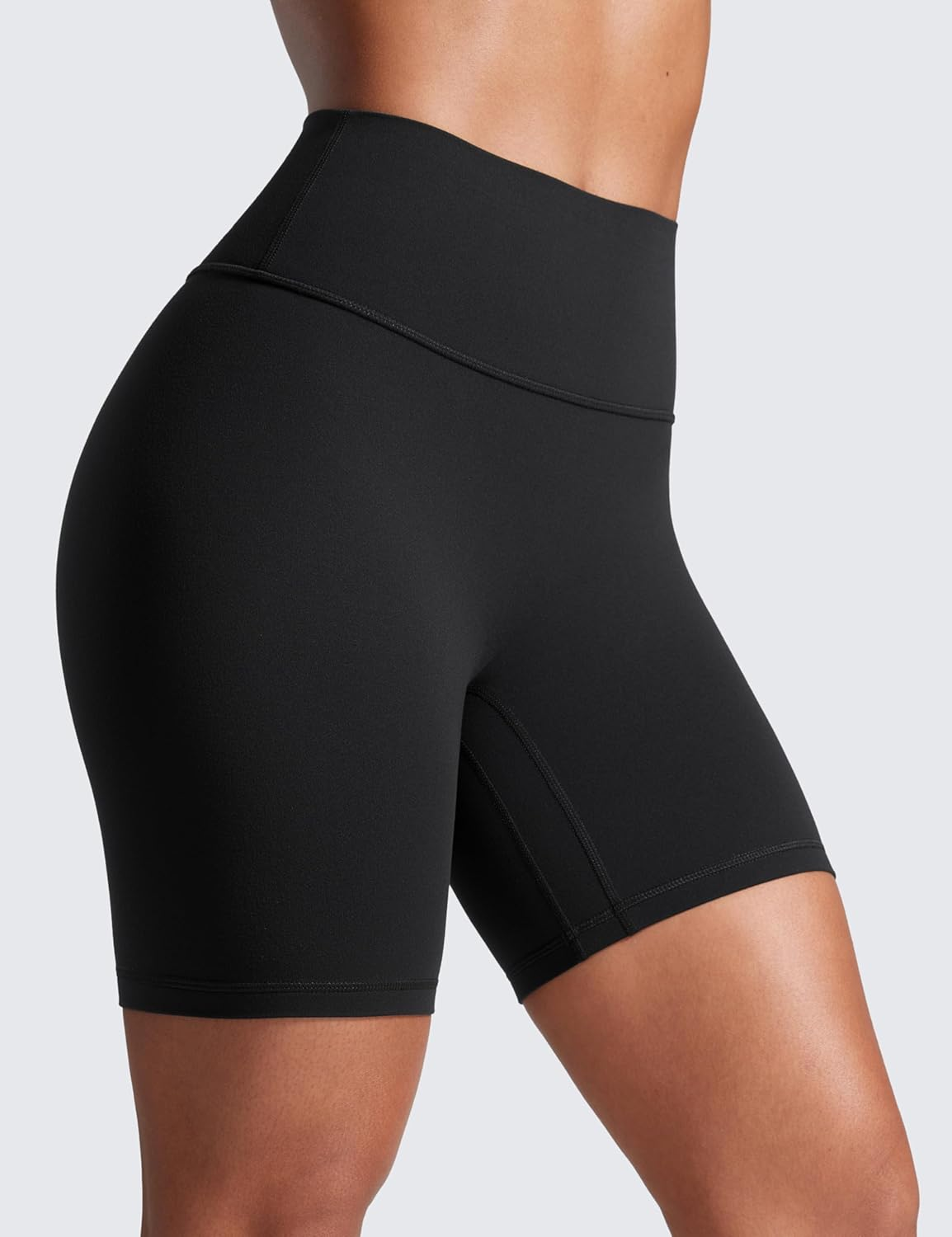 CRZ YOGA Secretsculpt Womens Butterlift High Waist Scrunch Butt Biker Shorts 6 Inches - No Front Seam Workout Gym Booty image number 7