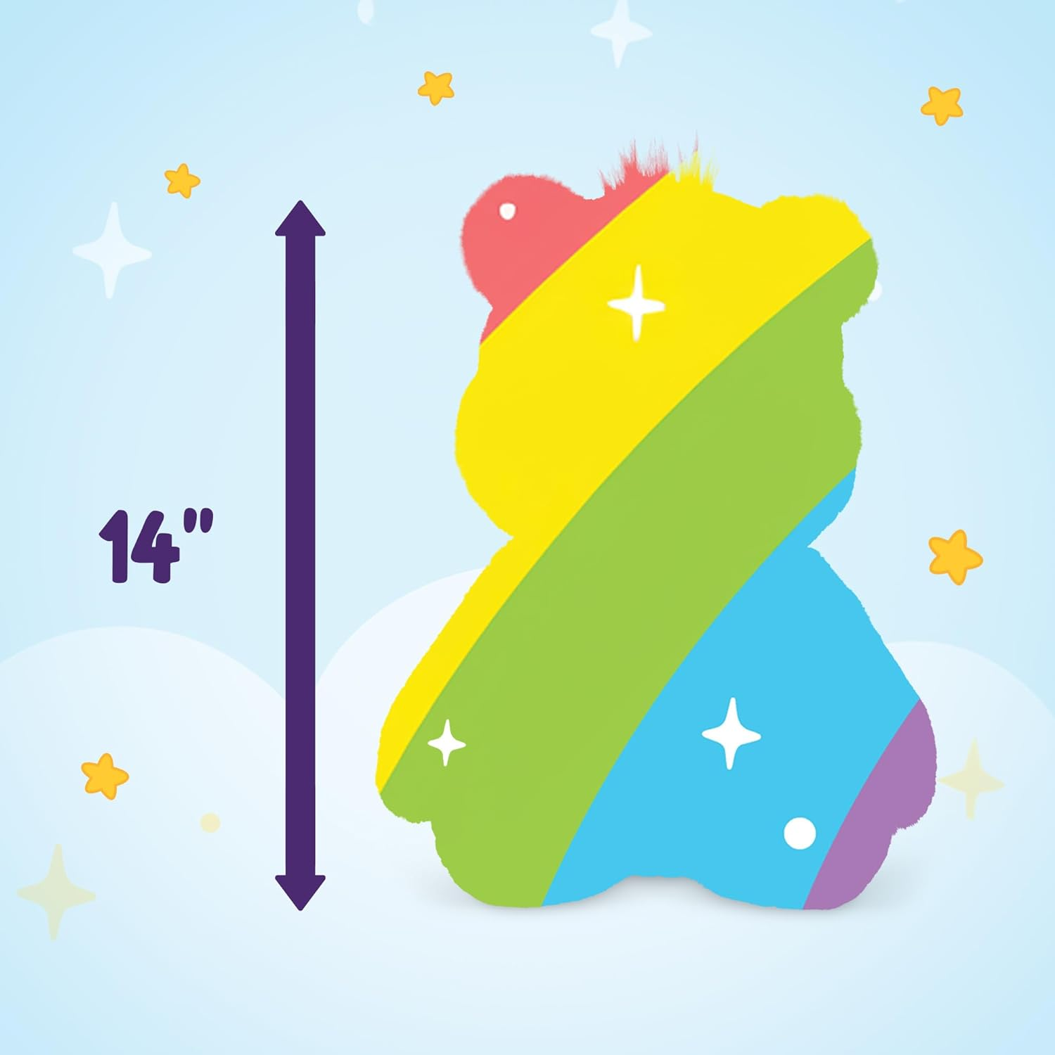 Care Bears 22138 Care Bears-14 Inch Medium Plush-Friend Bear, Multicolor image number 1