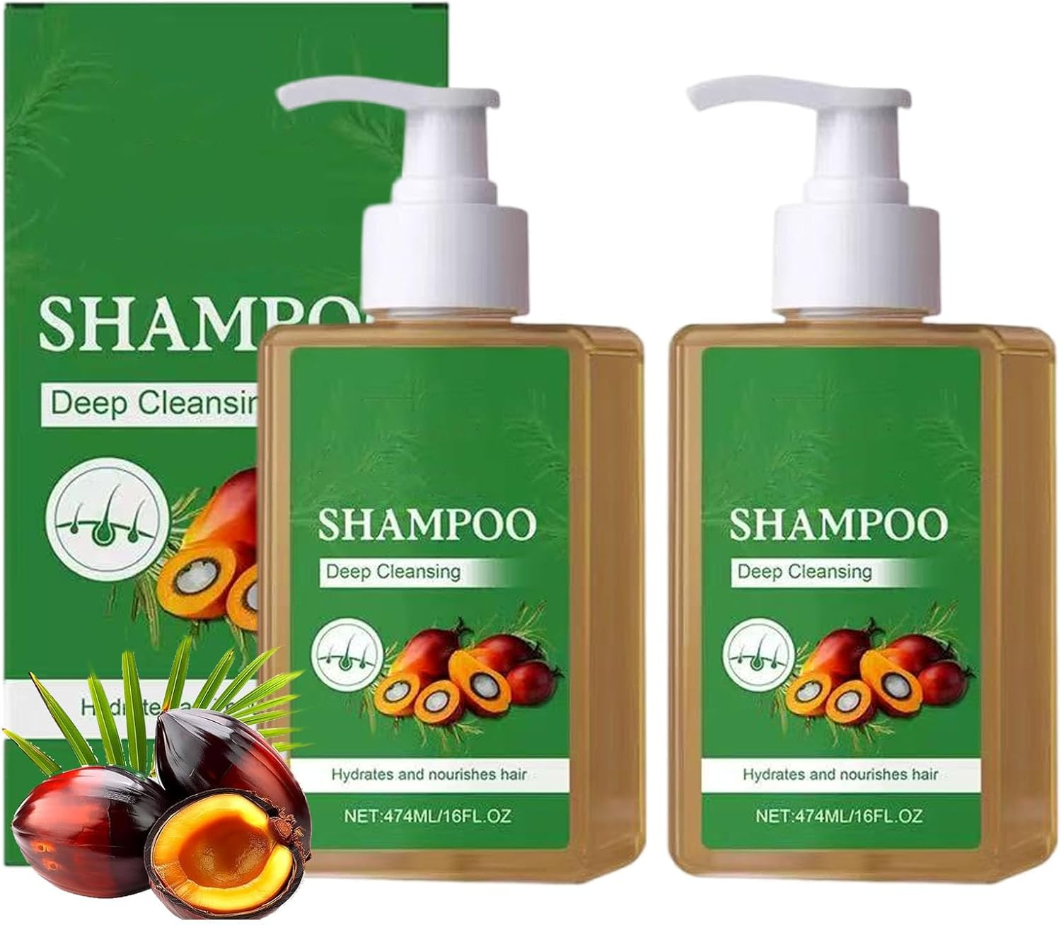 Batanas Oil Shampoo, Moisturizes Batanas Oil, Hair Care Shampoos for Hair Growth, Eliminates Split Ends Repairs Damaged H/Air, Denser Fuller Healthier H/Air for Men Women (1PCS)