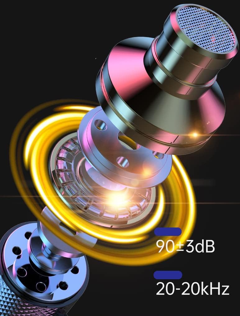 Jj-Shop24 In-Ear USB-C Headphones Sport Headset Bass for Huawei Samsung Ipad Xiaomi Google USB C Black image number 2