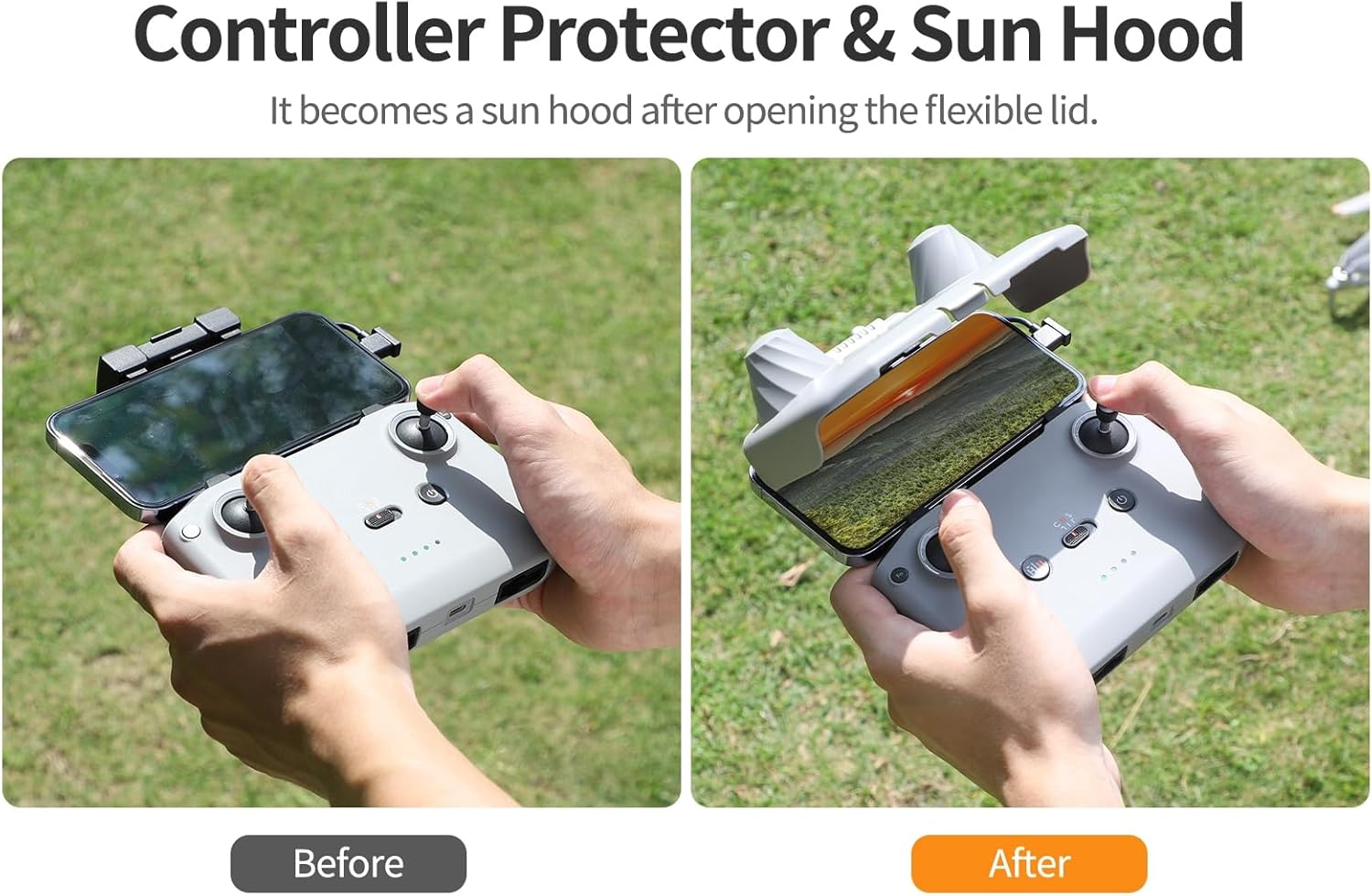 Protective Cover and Sunshade 2 in 1 for RC-N3/2/1 DJI NEO/AIR 3S image number 6