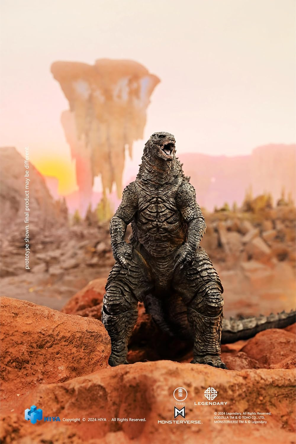 Hiya Toys Godzilla X Kong: the New Empire &ndash; Gozilla Re-Evolved Exquisite Series Previews Exclusive Action Figure image number 2