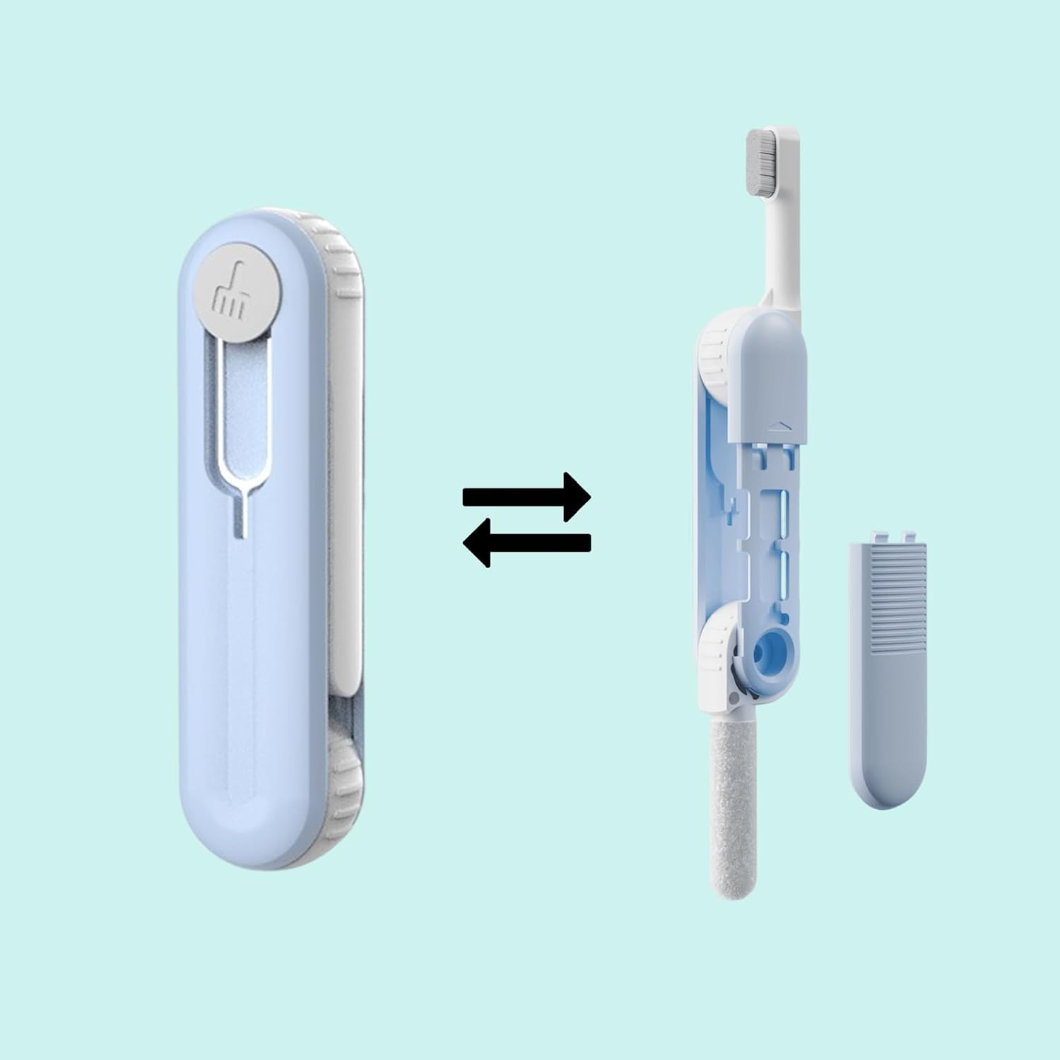 JANGJANG Replacement Ear Tips for Sony WF 1000XM5 WF 1000XM4 Earphone, Soft Silicone Earbuds Buds Set with Cleaning Kit, Secure Fit Noise Isolation Ear Tips for WF 1000XM5 WF 1000XM4 4 Pair Black image number 2