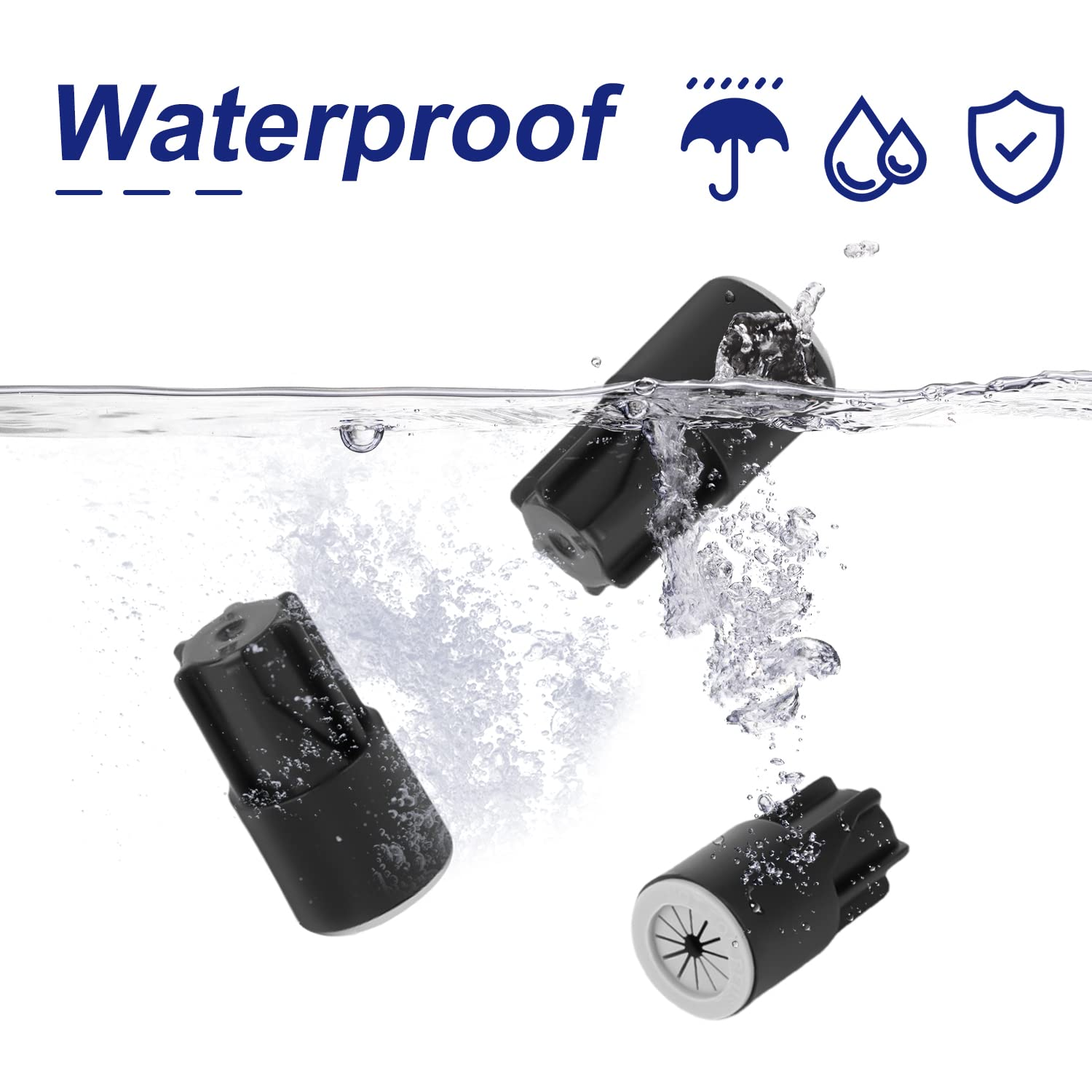 50Pcs Waterproof Wire Nuts, 12X22Mm Outdoor Electric Wire Connectors Landscape Wire Contact Electric Nuts Capsules for Sprinkler Led Landscape Light Irrigation Valves (Black) image number 3