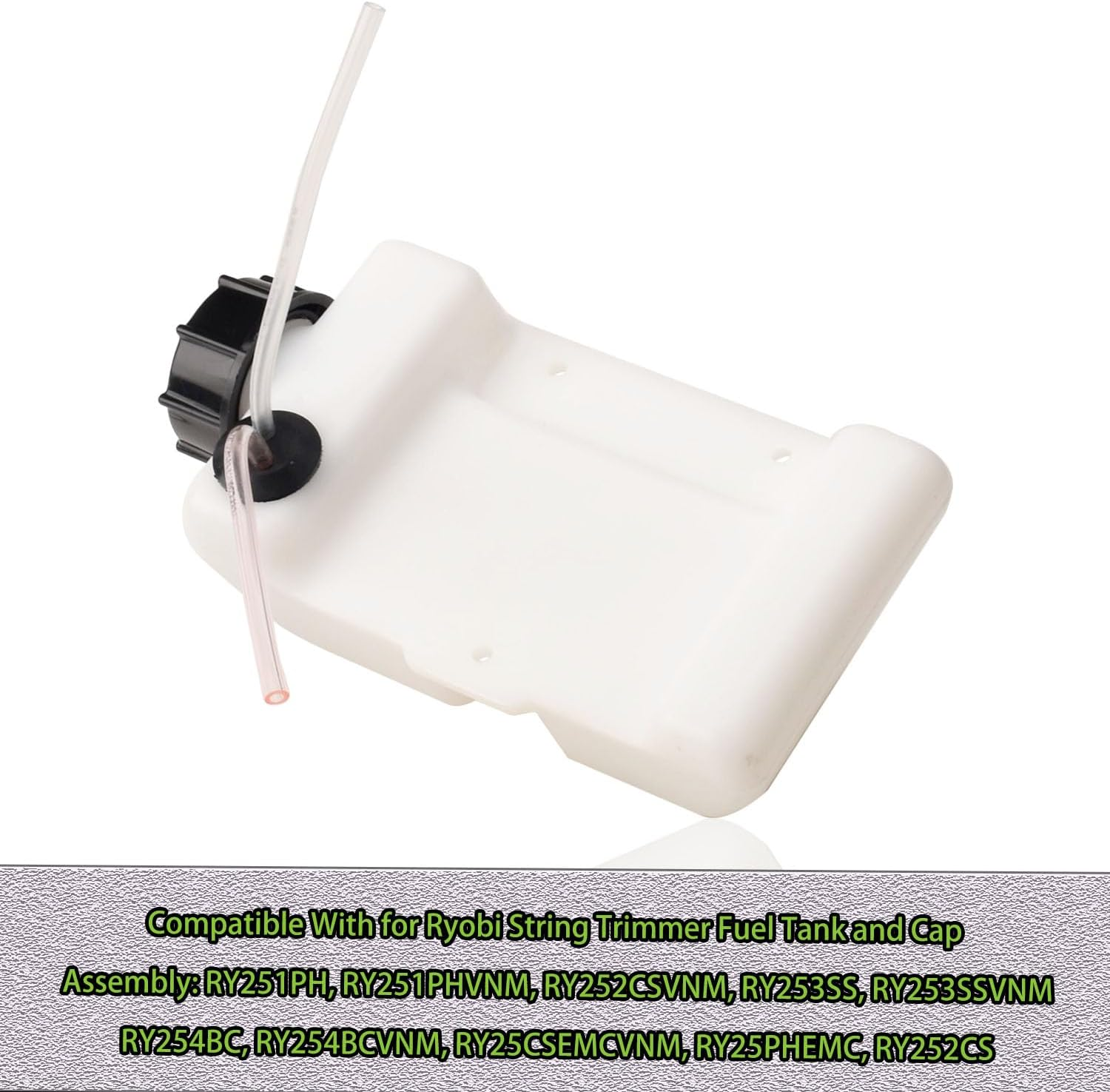 308682055 Fuel Tank Assembly/Replacement Gas Tank with Lines & Filter Compatible with to Ro, Ho Melite, for Ry Obi String Trimmer RY251PH, RY252CS, RY253SS, RY254BC, RY252C Trimmer image number 1