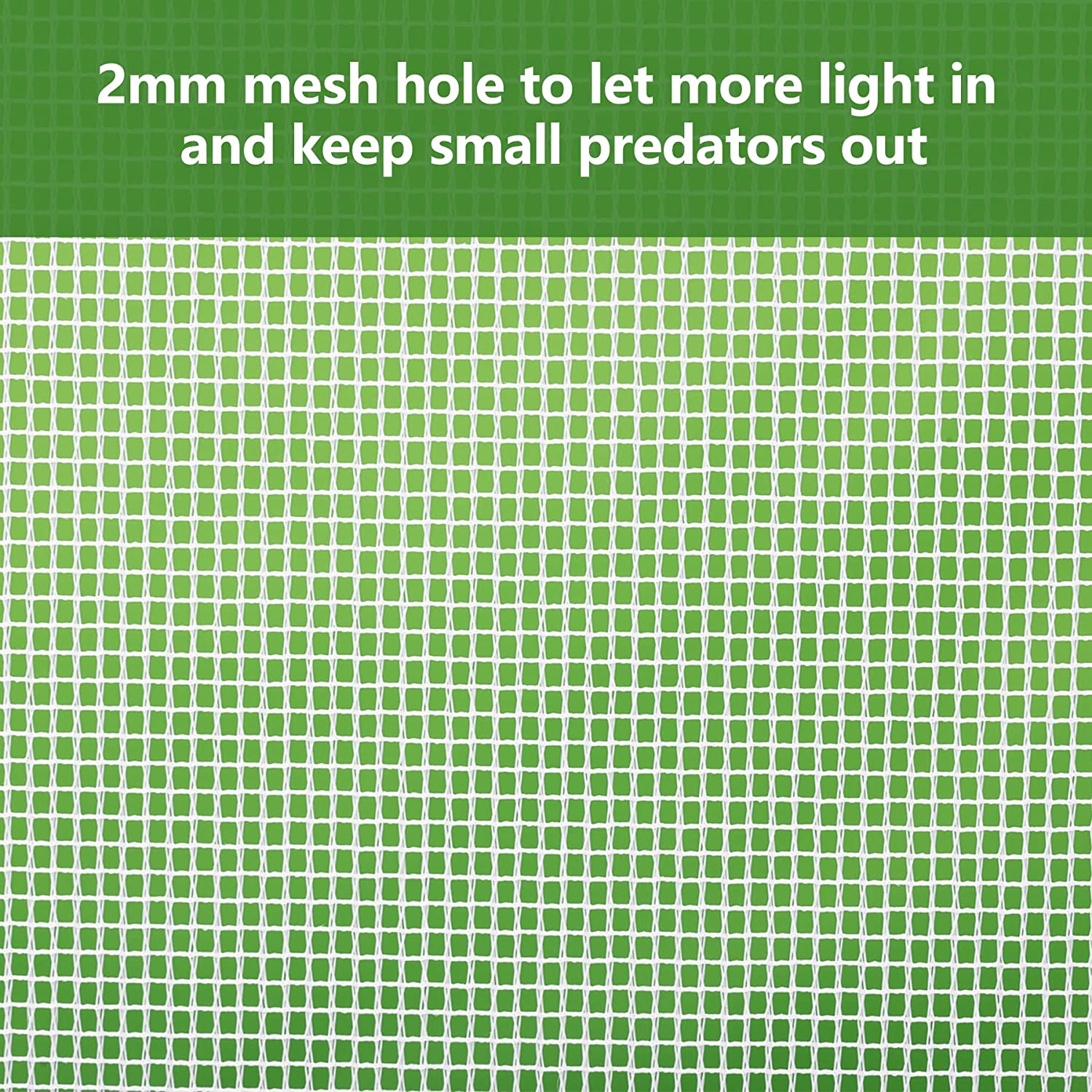 36" Outdoor Mesh Plant Enclosure, Plant Cover for Pests, Bird and Pest Protection Guard for Fruit, Vegetables, Flowers and Herbs Pop-Up Cage 24 X 24 X 36 Inches image number 4