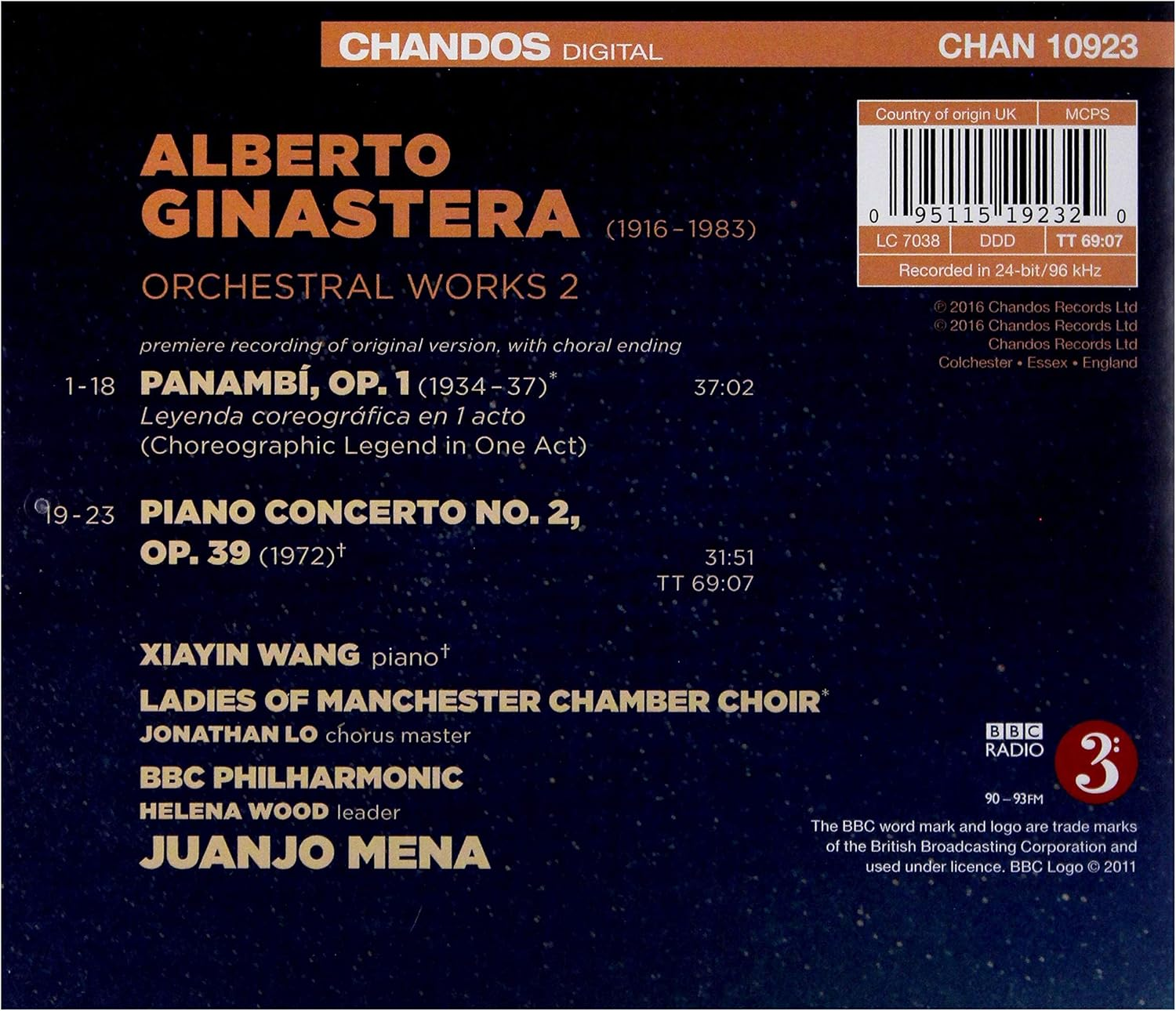 Ginastera: Orchestral Works 2 image number 1