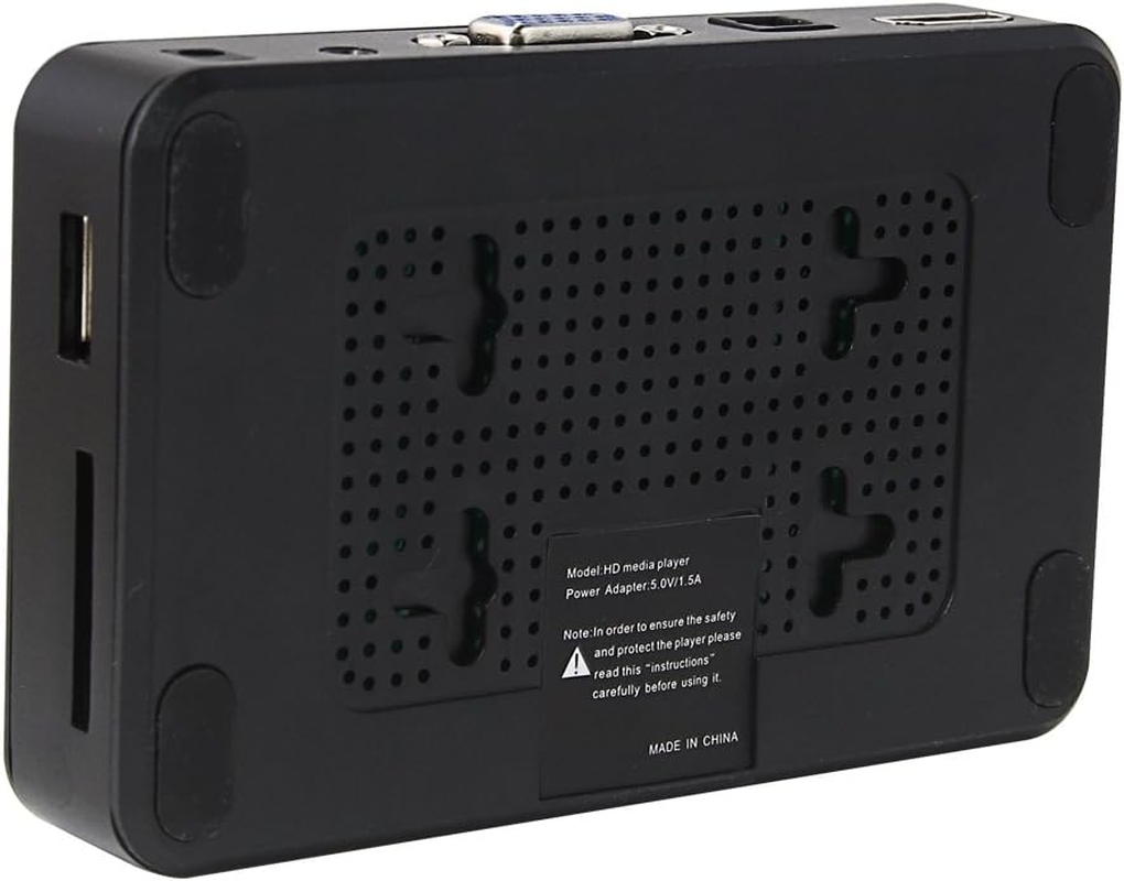 HDMI Portable Media Player, Buyee 1080P Full HD TV Digital Portable Mini Media Player Support All HD Format like MKV, H.264, Blu-Ray and 3D Movies