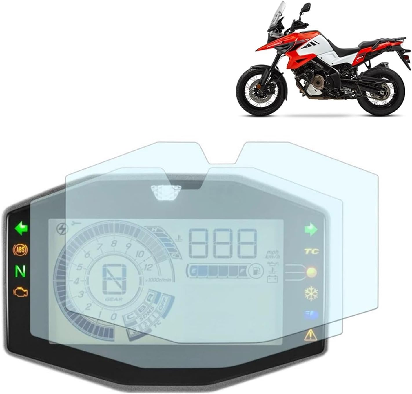 DEMUR for SUZUKI DL1050 V-Strom DL 1050 XT Vstrom DL 1050 XT a Motorcycle Accessories Cluster Scratch Protection Film Screen Protector Dashboard Screen Protector image number 1