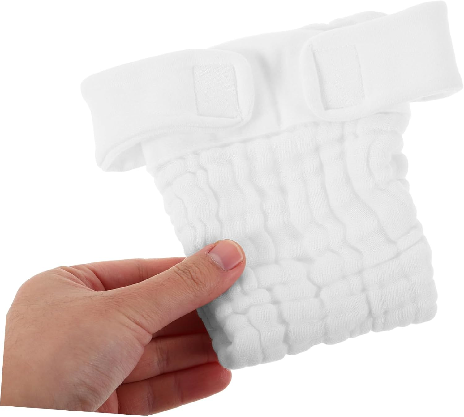 3Pcs Diaper Pants Cotton Diapers Newborn Pants for Boys Girls Washable Cloth Organic Newborn image number 4