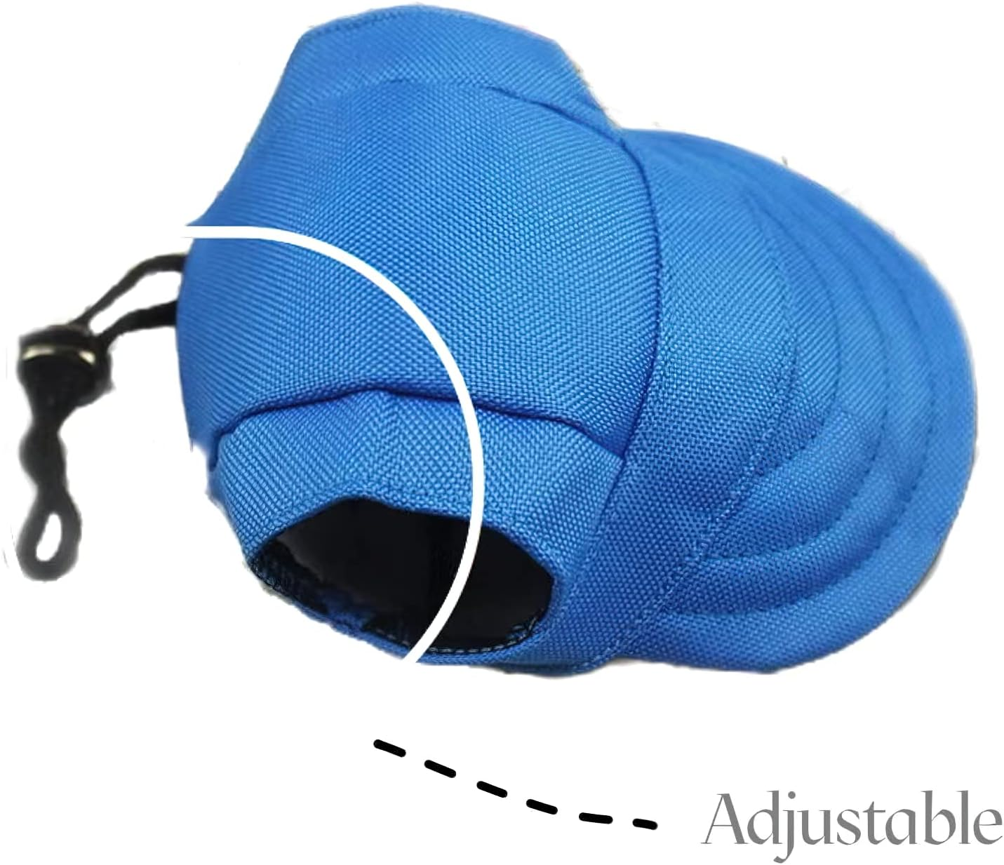 Nuatptin 3 Pieces Dog Baseball Cap with Ear Holes for Sun Protection, Breathable Outdoor Pet Visor Sunbonnet Outfit for Puppy, Adjustable Drawstring Dog Sport Hat for Small Medium Large Dogs Kitten