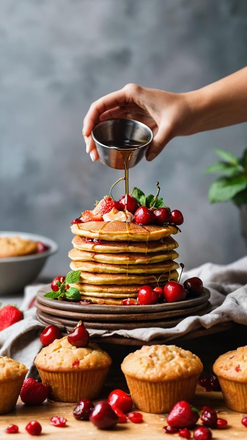 Mini Carbon Steel Egg Tart & Pudding Molds - Set of 10 Non-Stick round Bakeware Cups for Chocolate Molten, Cupcakes, Cakes, & Cookies - 6 X 4.4 X 3.6 Cm image number 6