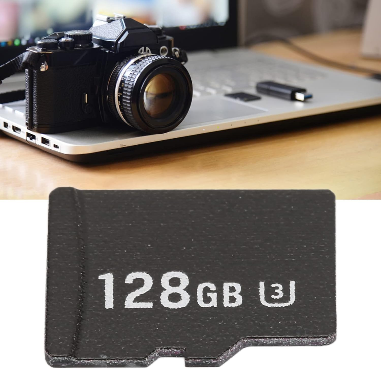 TF Memory Card, High Speed Card with up to 80MB/S Read and up to 30MB/S Write, Suitable for Car, Surveillance, Action and Mini Cameras (128GB)