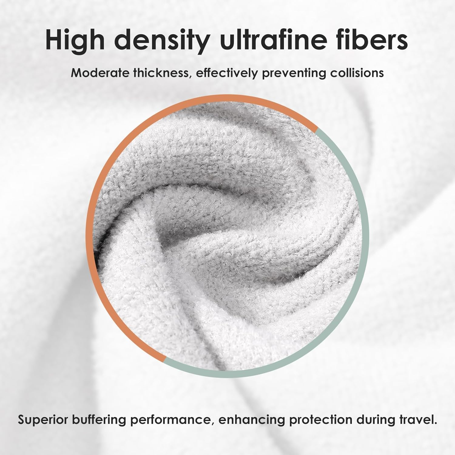 ZFLYCANP 2 Pcs Magic Cloth Storage Folding Portable, Self-Adhesive Magic Cloth Makeup Bag, Inner Microfibre for Travel Cosmetic SLR Camera image number 2