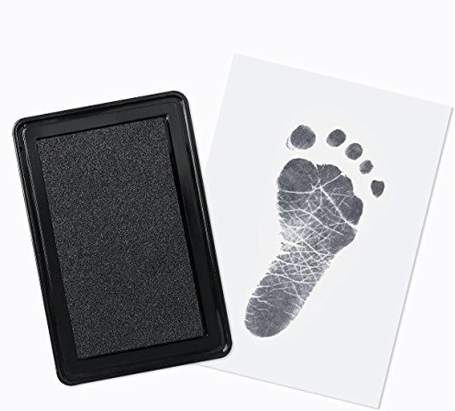 Ink Pad for Baby Hand and Footprints | Inkless Hand Print Ink Pad,Safe Clean Touch Handprint Tool for Newborns Babies Kids Craft Pet Feet Stamp Shower image number 1