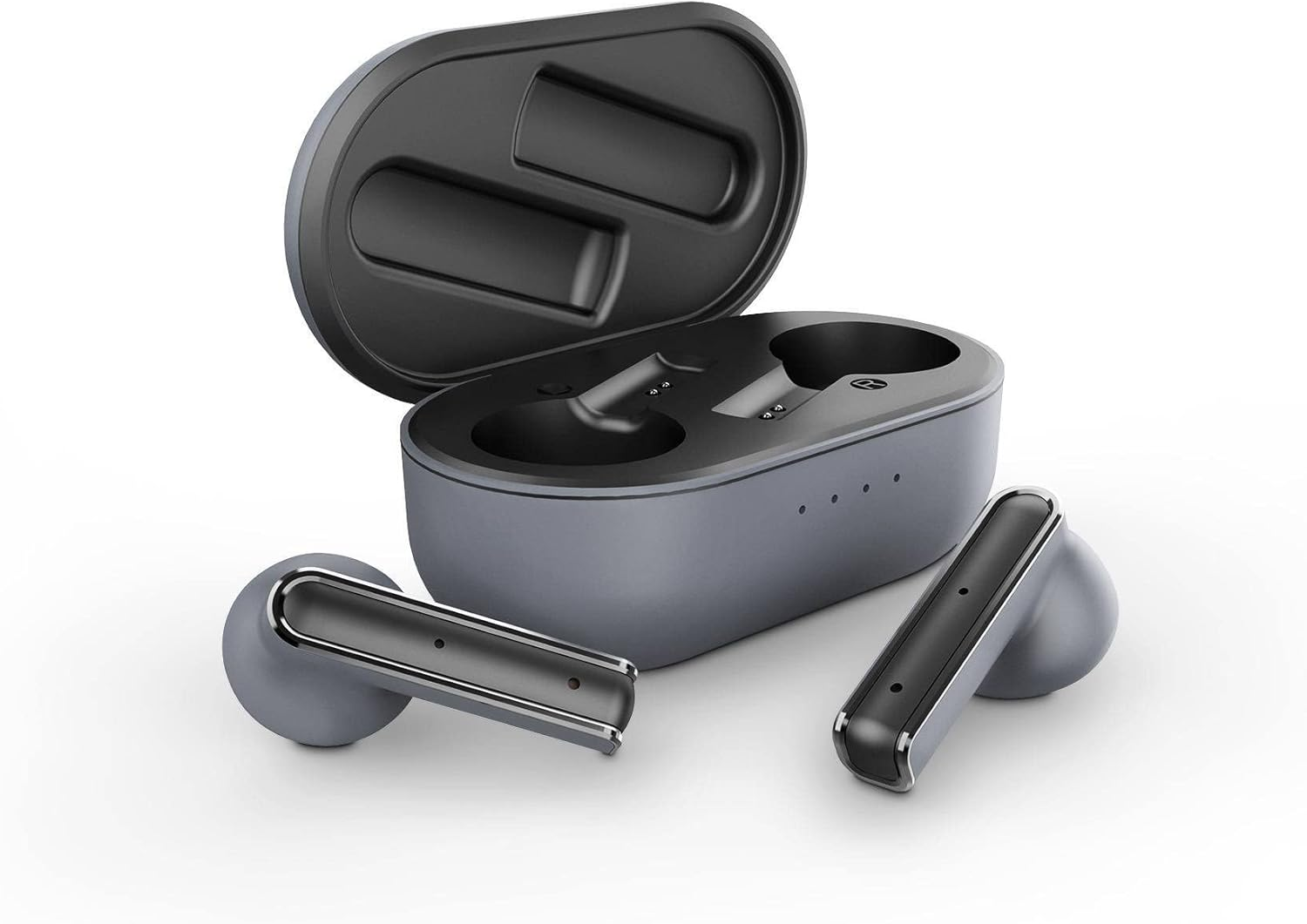 Energy Sistem Earphones True Wireless Style 4 Stone (True Wireless Stereo, Compact Design, Long Battery Life, App Tuya) - Grey - Gray image number 2