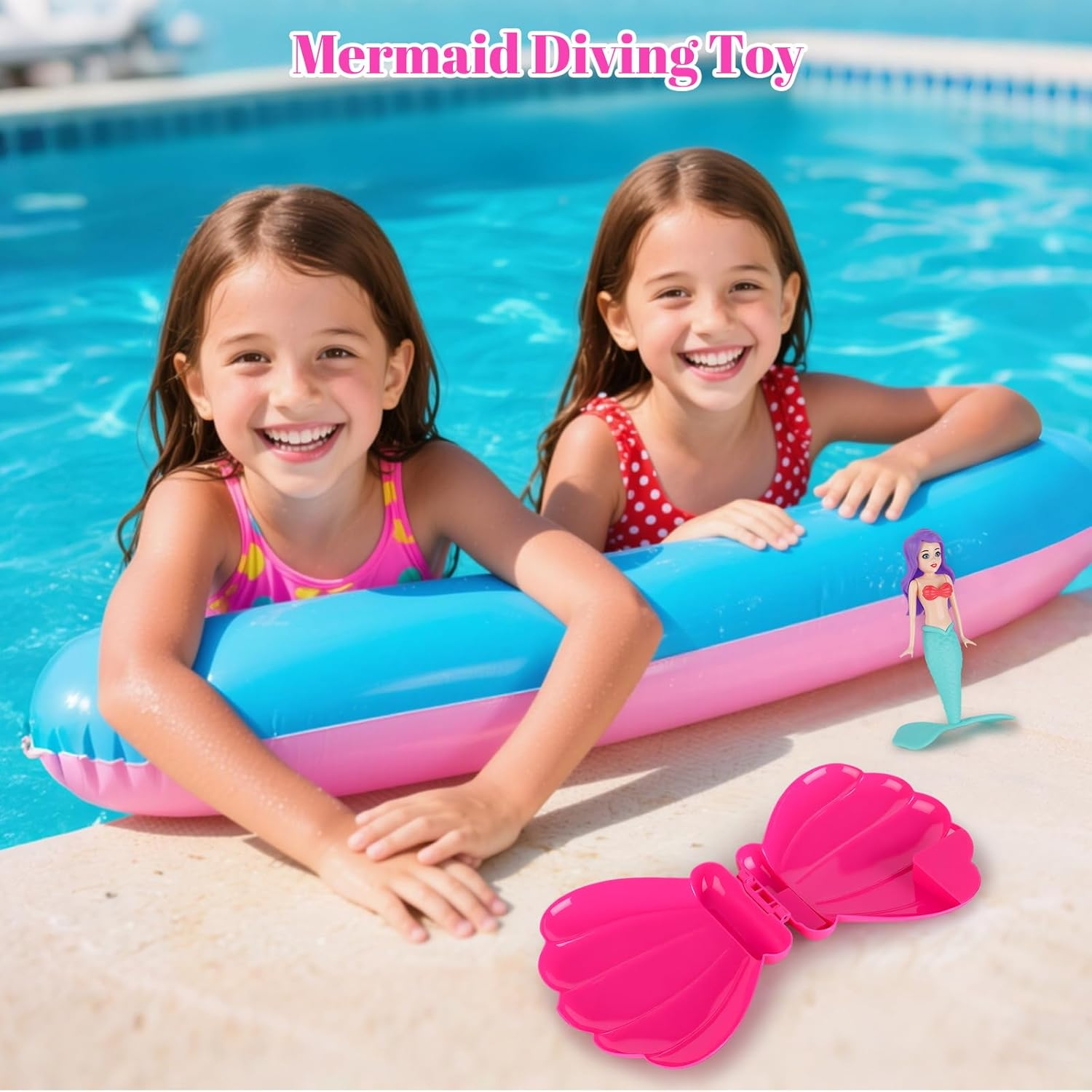 Mermaid Pool Toy 3 Pcs image number 2