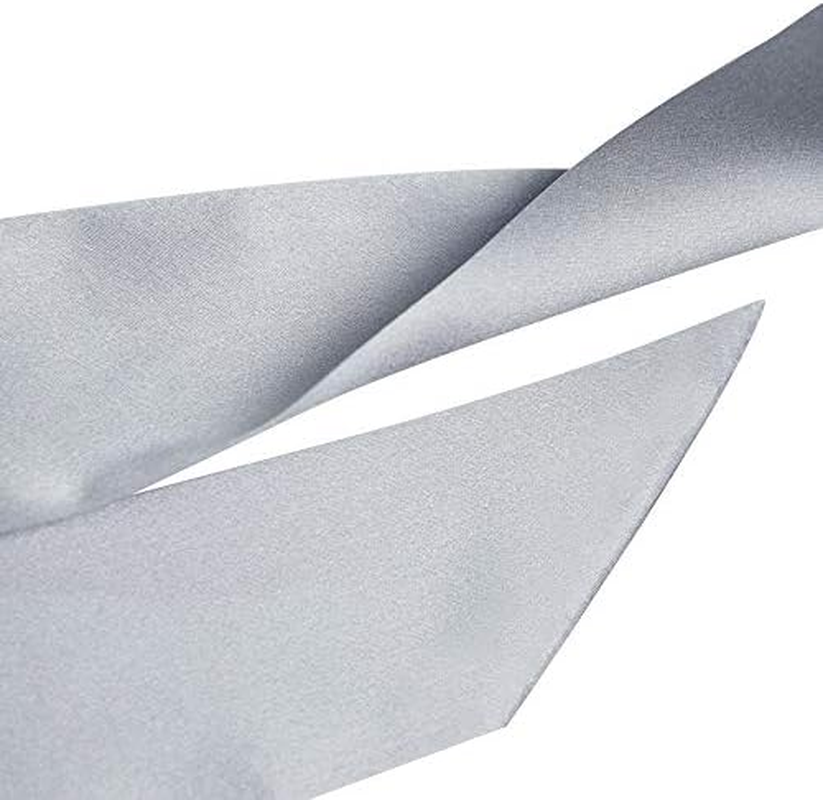Silriver Women'S 100% Silk Skinny Scarf, Necktie, Sash Tie,Headdress, Fashion Accessories to Liven up an Outfit image number 7