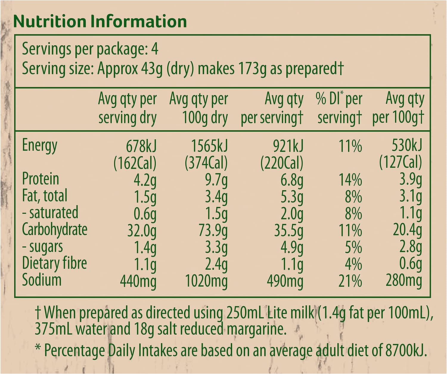 Continental Pasta and Sauce Family Macaroni Cheese 170G image number 5