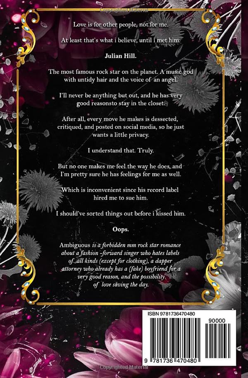 Ambiguous: a Contemporary M/M Gay Rockstar Romance Novel (Alternate Cover) image number 1