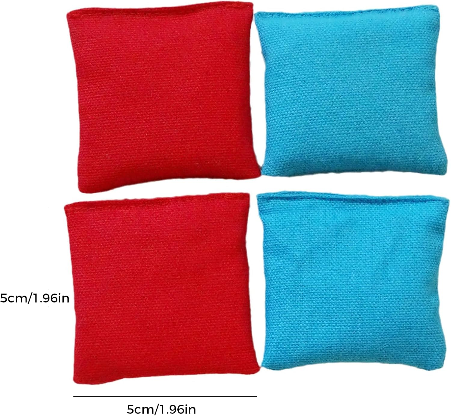 20 Pack 2Inch/5Cm Nylon Bean Bags Children Family Adults Outdoor Yard Games Bean Bag Toss Carnival Toy Bean Bag Toss Game image number 6