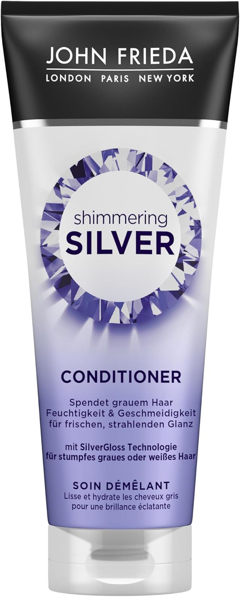 John Frieda Shimmering Silver Conditioner &ndash; Conditioner &ndash; Volume: 250 Ml &ndash; Moisturises Grey Hair image number 4